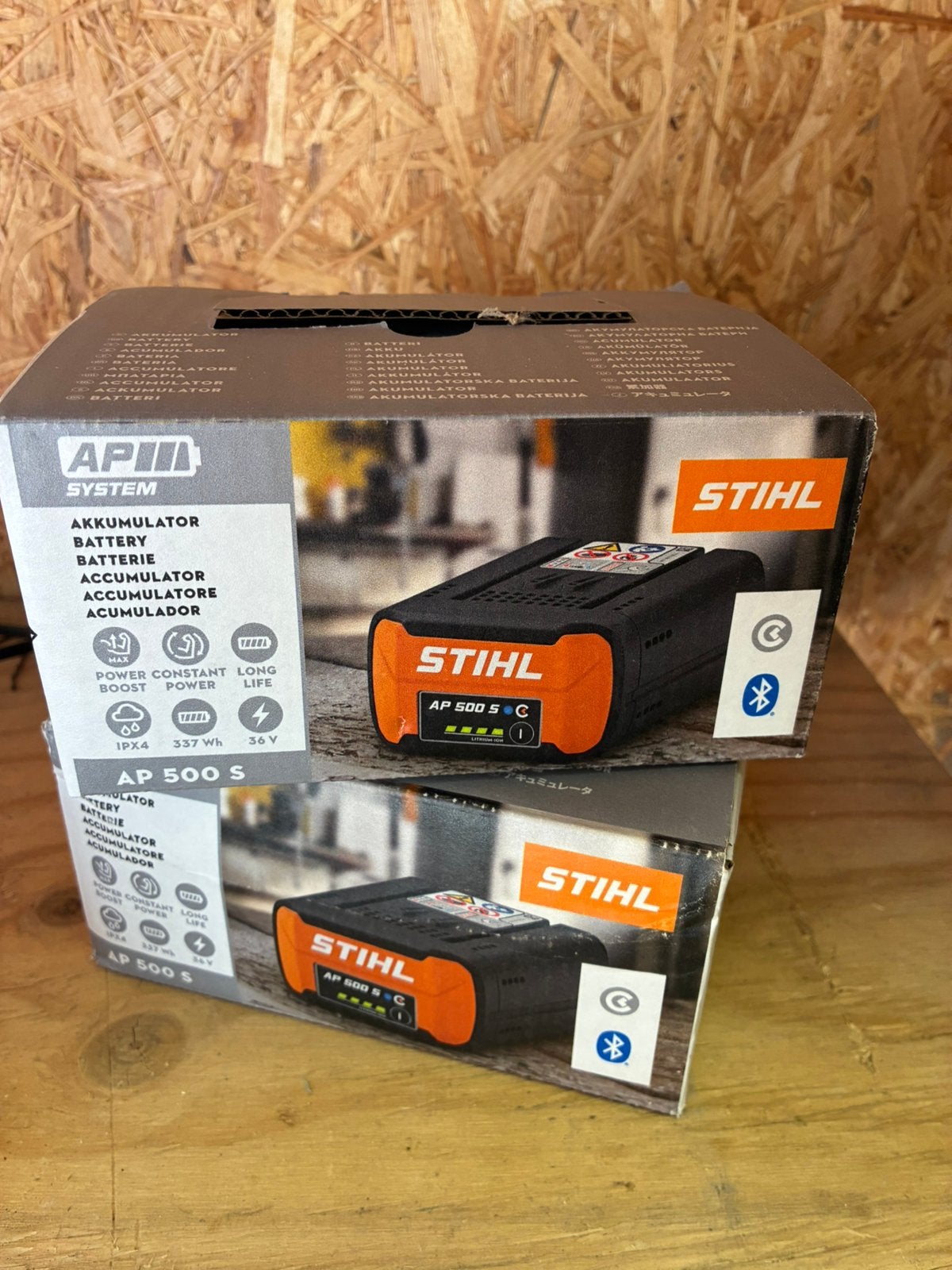 Nieuwe Stihl AP500S AP 500 S accu en zgan lader AL300, Ophalen of Verzenden, Nieuw