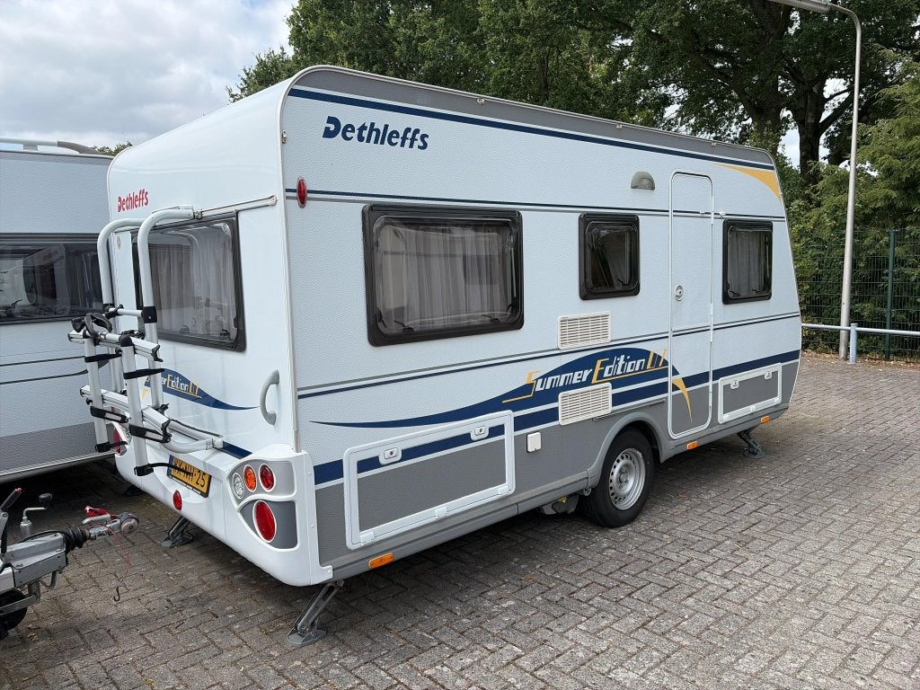 Dethleffs Summer Edition 430 DB Mover/Voortent/Fietsdr., Rondzit, Bedrijf, 750 - 1000 kg, Dethleffs