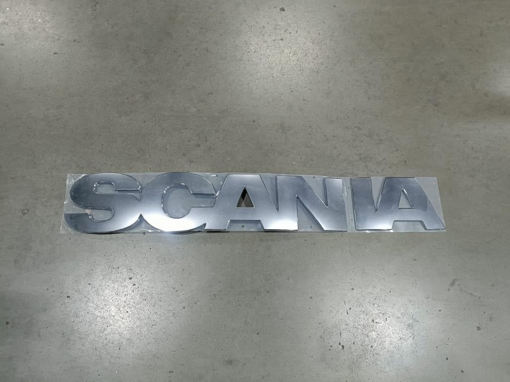 Orgineel Scania logo grill Chrome uitvoering, Ophalen of Verzenden, Scania, Carrosserie en Plaatwerk