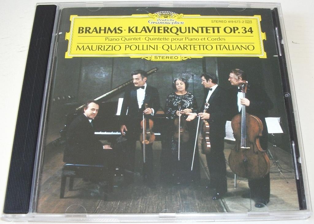 CD *** BRAHMS *** Klavierquintett Op. 34 Piano Quintet, Ophalen of Verzenden, Classicisme, Zo goed als nieuw, Overige typen