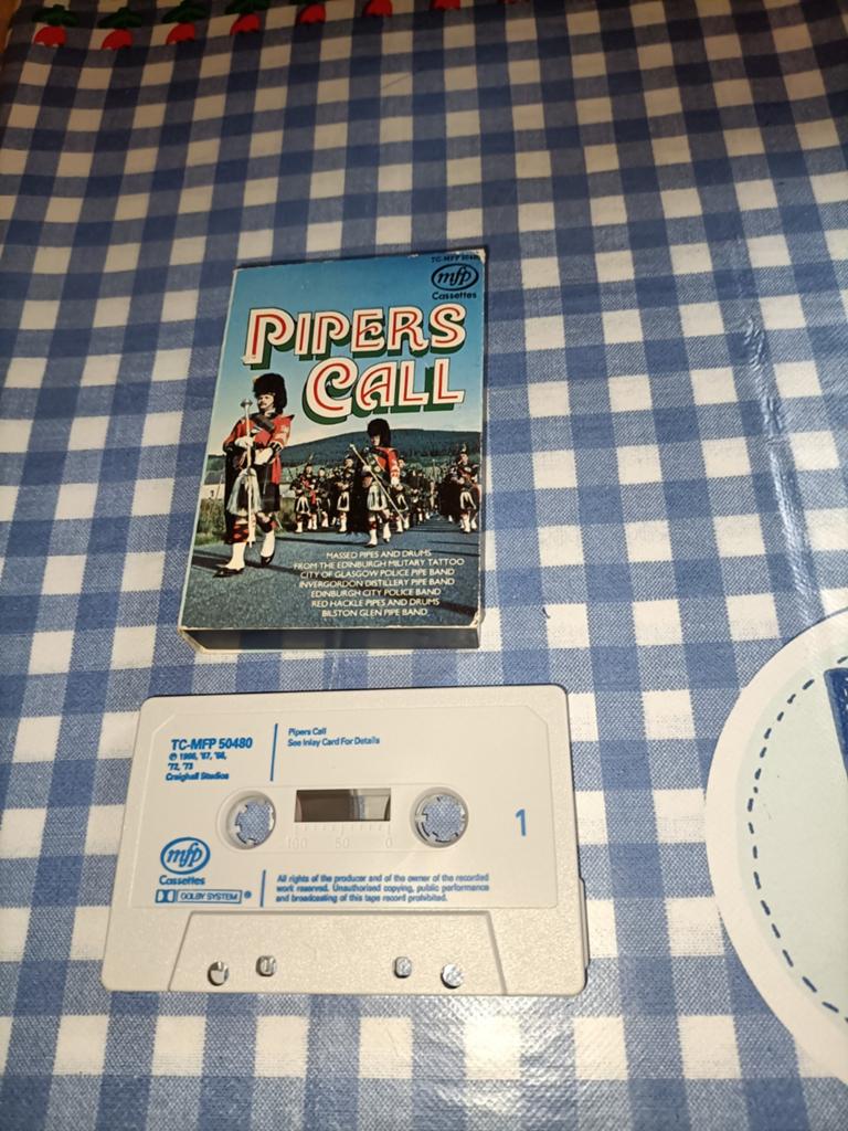 Pipers Call Cassettebandje - Schotse Doedelzak muziek, Gebruikt, Wereldmuziek, 1 bandje, Ophalen of Verzenden
