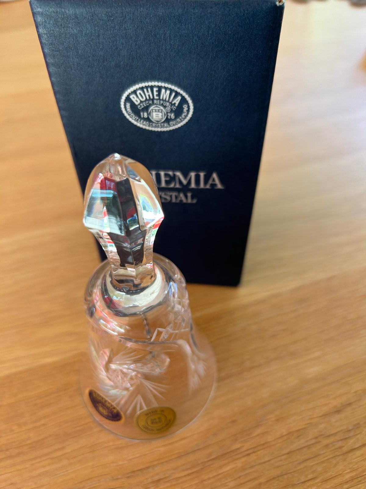 Bohemia Crystal Glazen Bel - Handgemaakt Tsjechisch Kristal, Ophalen