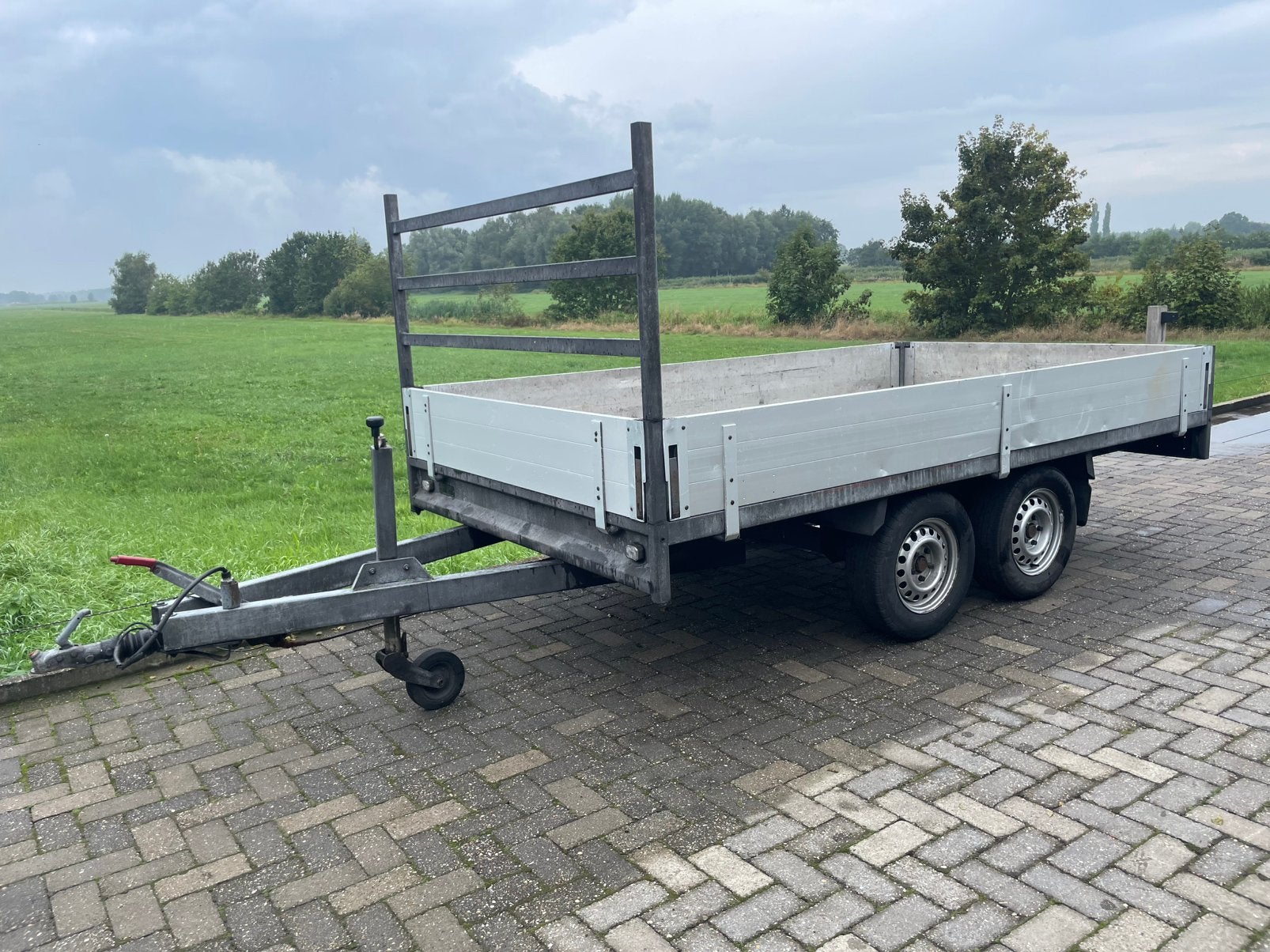 Anssems plateauwagen aanhanger 325x178cm 2000KG, Ophalen, Gebruikt