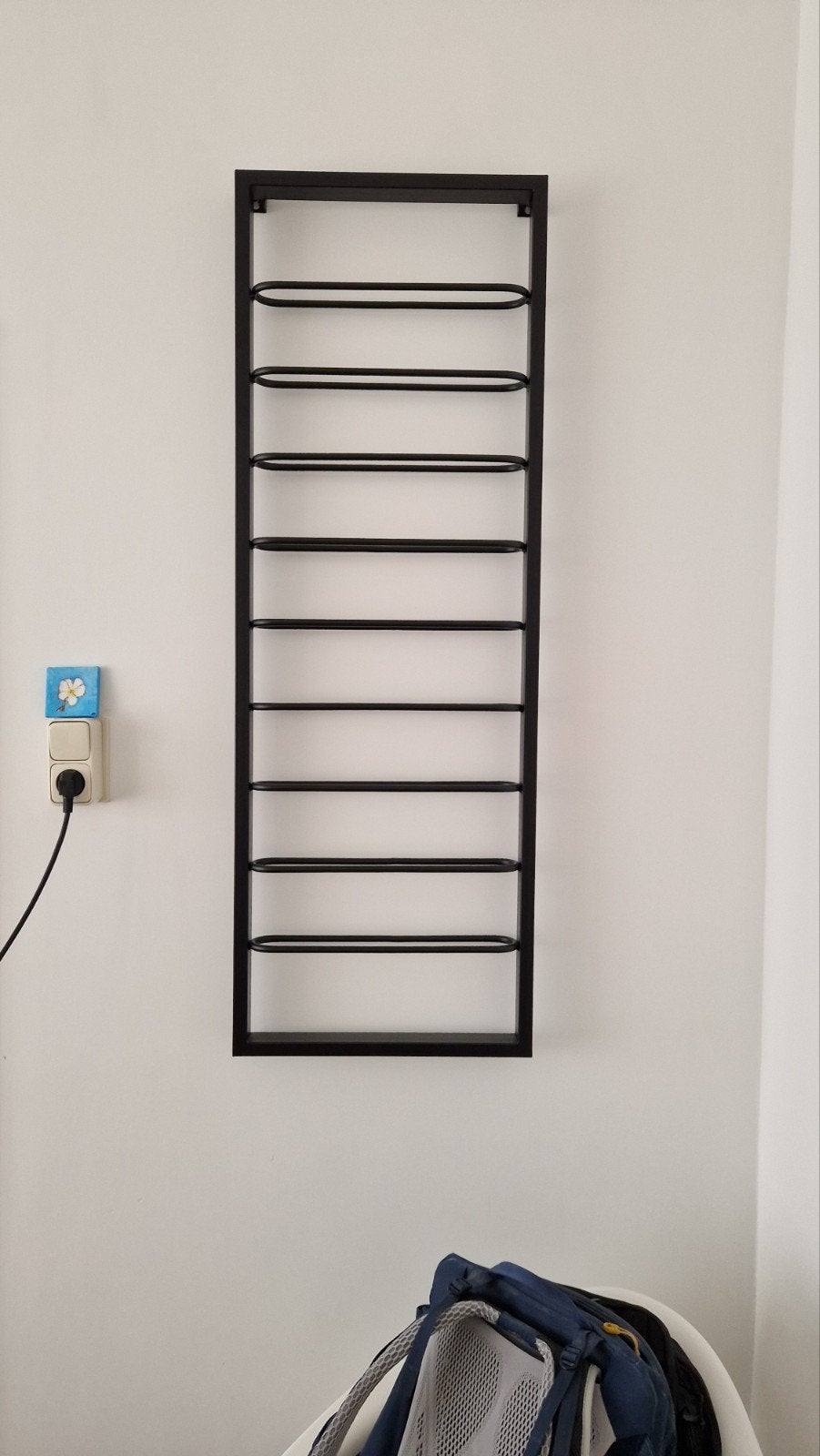 Wijnrek, Huis en Inrichting, Woonaccessoires | Wijnrekken, Ophalen, Metaal, Minder dan 50 cm, 5 tot 15 flessen