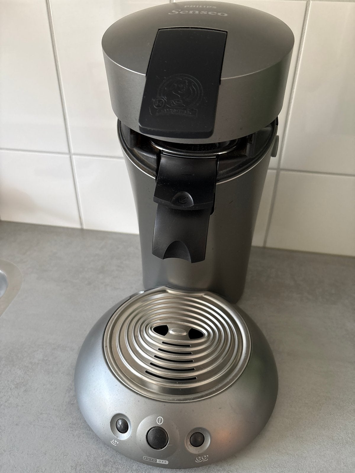 Philips Senseo koffiezetapparaat - Grijs, Ophalen, Gebruikt, Koffiemachine, 2 tot 4 kopjes
