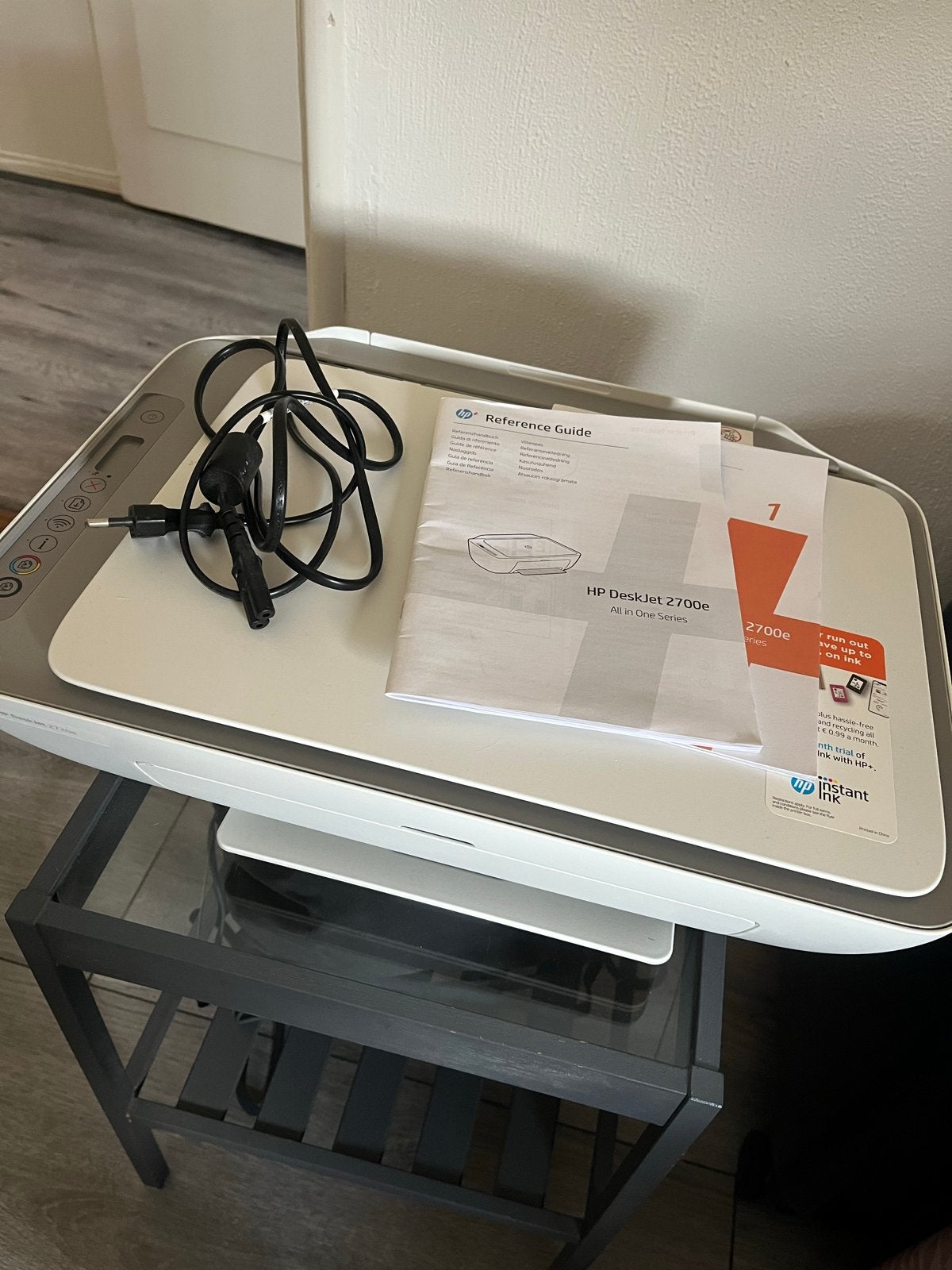 HP DeskJet 2700e All-in-One Printer - Zo goed als nieuw, Computers en Software, Printers, Inkjetprinter, All-in-one, Zo goed als nieuw
