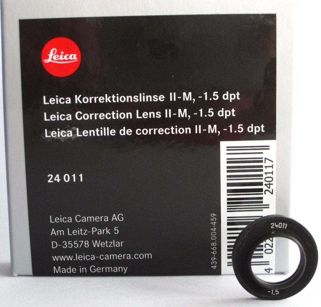Leica Correctielens II -1.5D, Ophalen of Verzenden, 1980 tot heden, Fototoestel