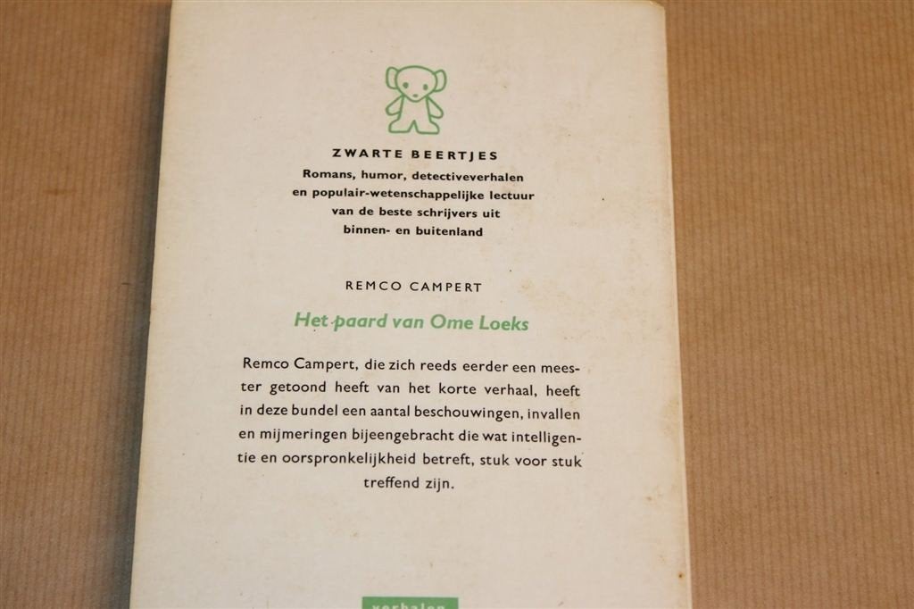 Het Paard van Ome Loeks — Remco Campert [1962], Boeken, Ophalen of Verzenden, Gelezen
