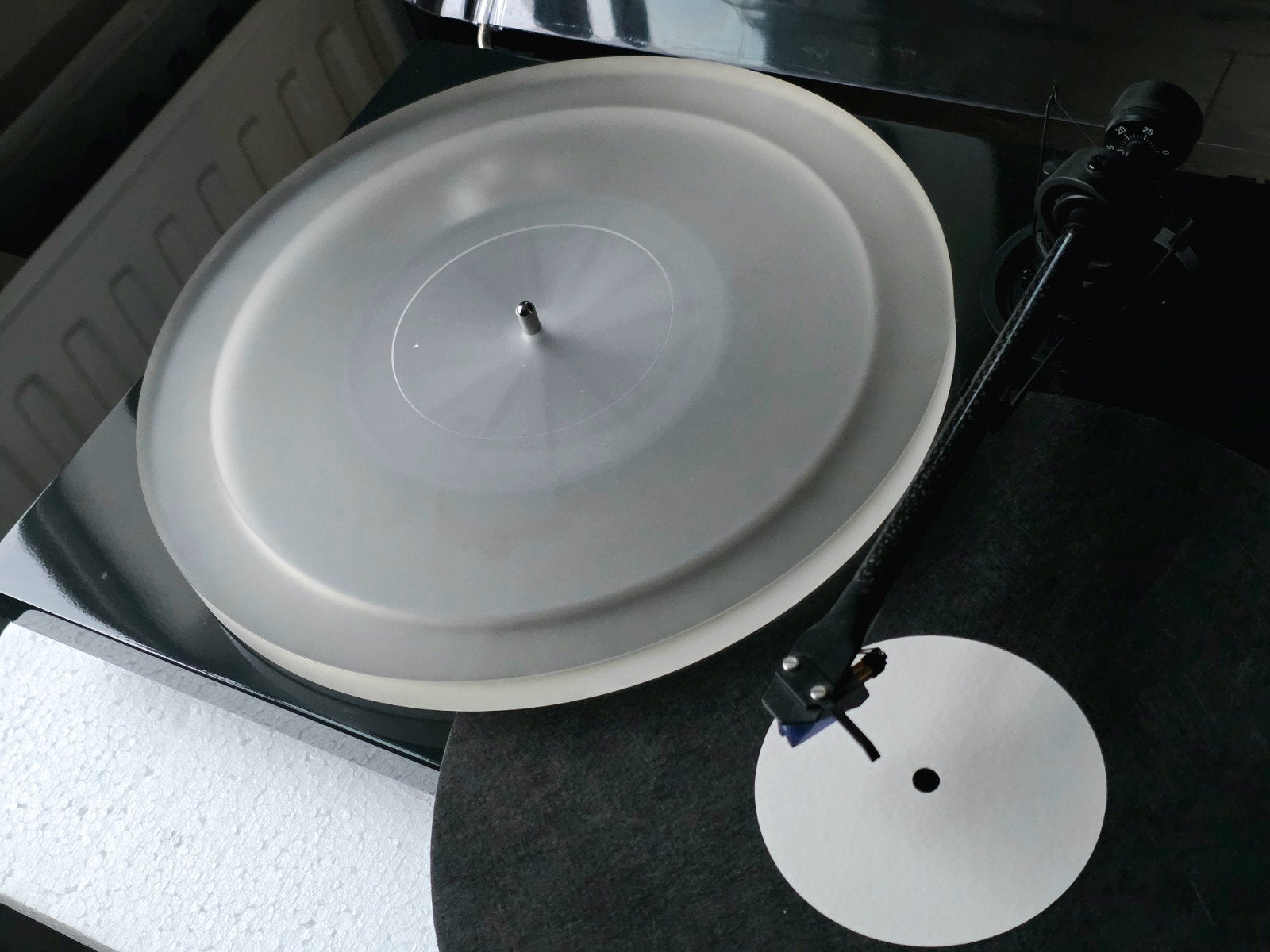 Pro-Ject 1 Xpression III Carbon met 2M Blue en acryl plateau, Ophalen, Gebruikt, Platenspeler, Overige merken
