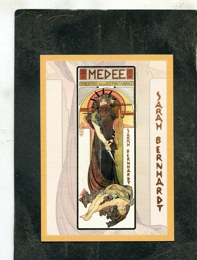 Ansicht Alfons Mucha - Medea, Verzamelen, Verzenden, 1980 tot heden, Ongelopen