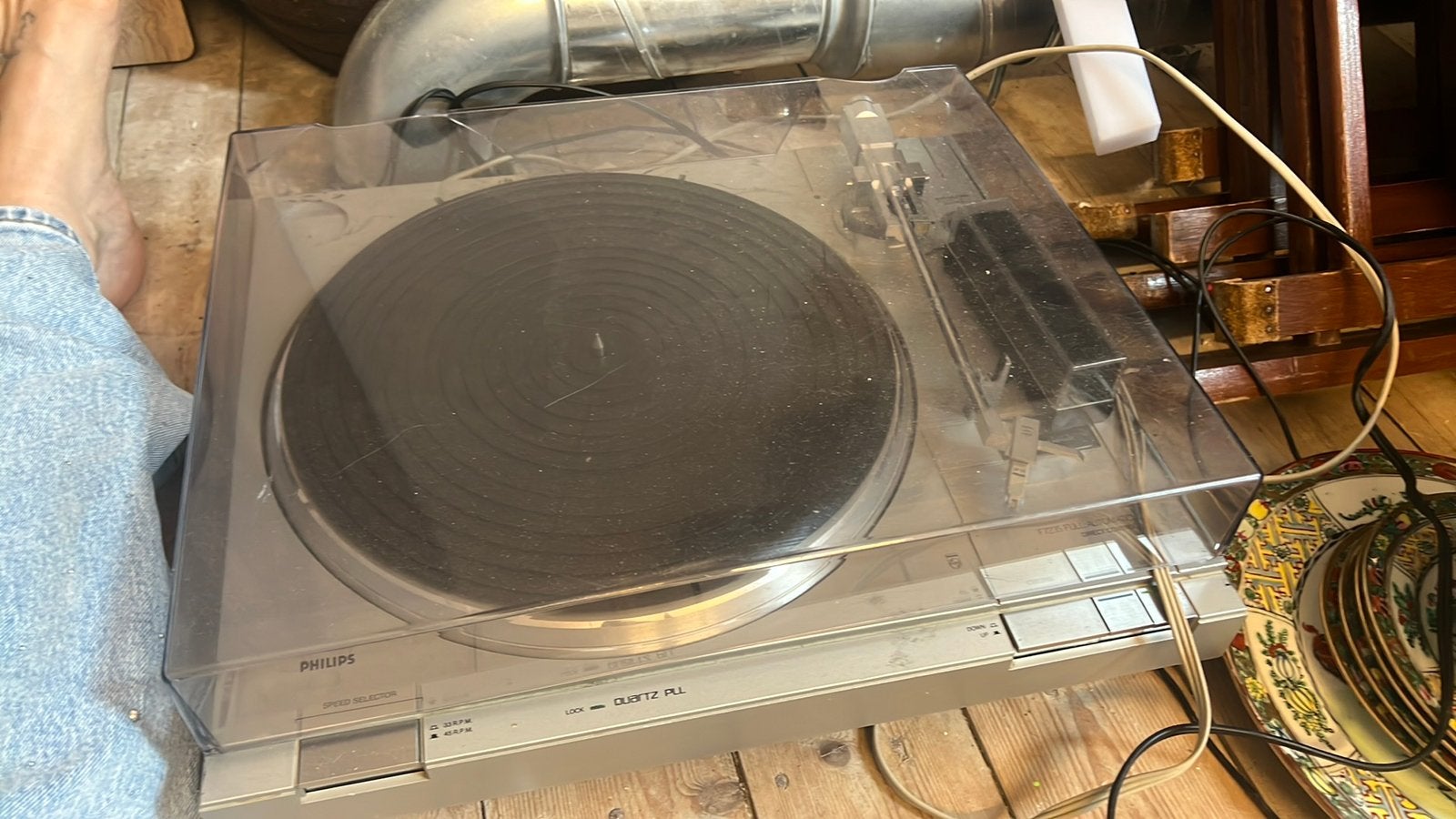 Philips Platenspeler - Vintage Audio, Ophalen, Gebruikt, Platenspeler, Philips