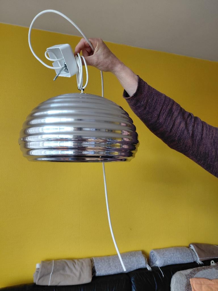 Vintage design Flos Splügen Bräu van aluminium uit 1961, Ophalen, Gebruikt, Metaal, Minder dan 50 cm