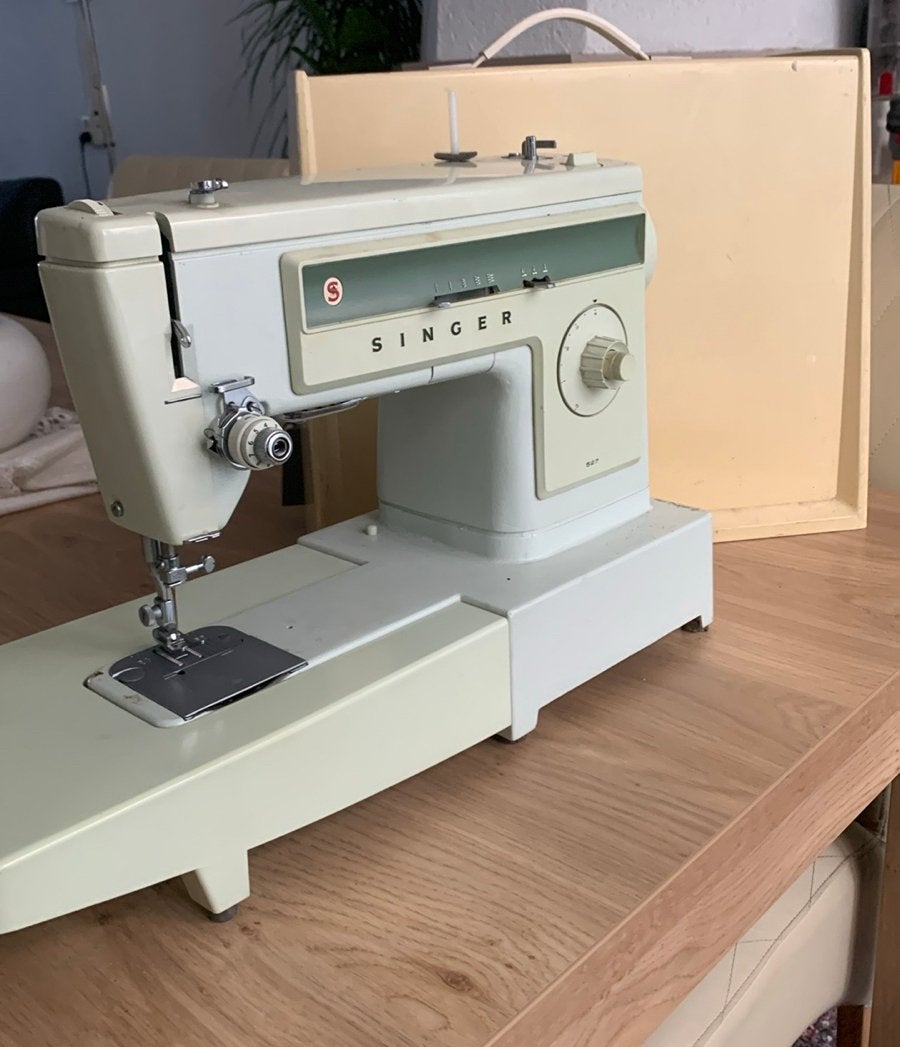 Singer Naaimachine 527 - Zonder voetpedaal, Ophalen, Gebruikt, Naaimachine, Singer