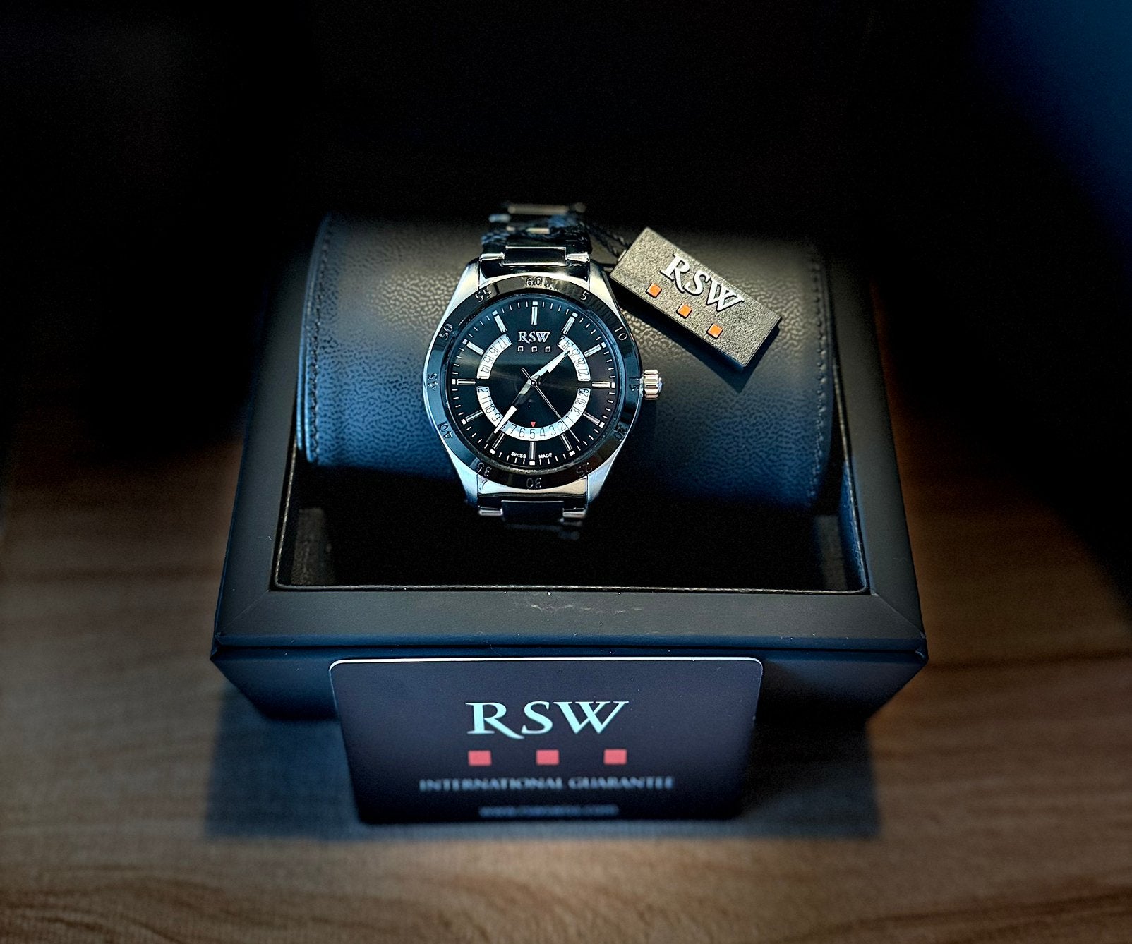 RSW horloge, Sieraden, Tassen en Uiterlijk, Horloges | Heren, Overige merken, Staal, Staal, Polshorloge