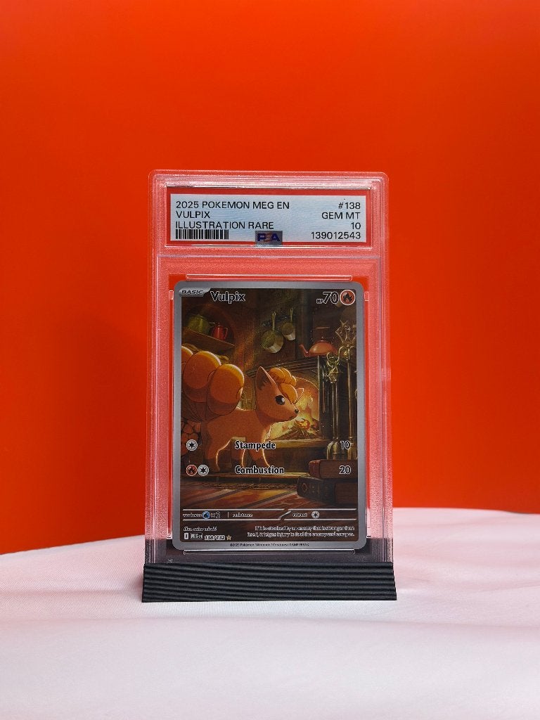 PSA 10 Vulpix #138 - Mega Evolutions, Ophalen of Verzenden, Nieuw, Overige typen, Foil