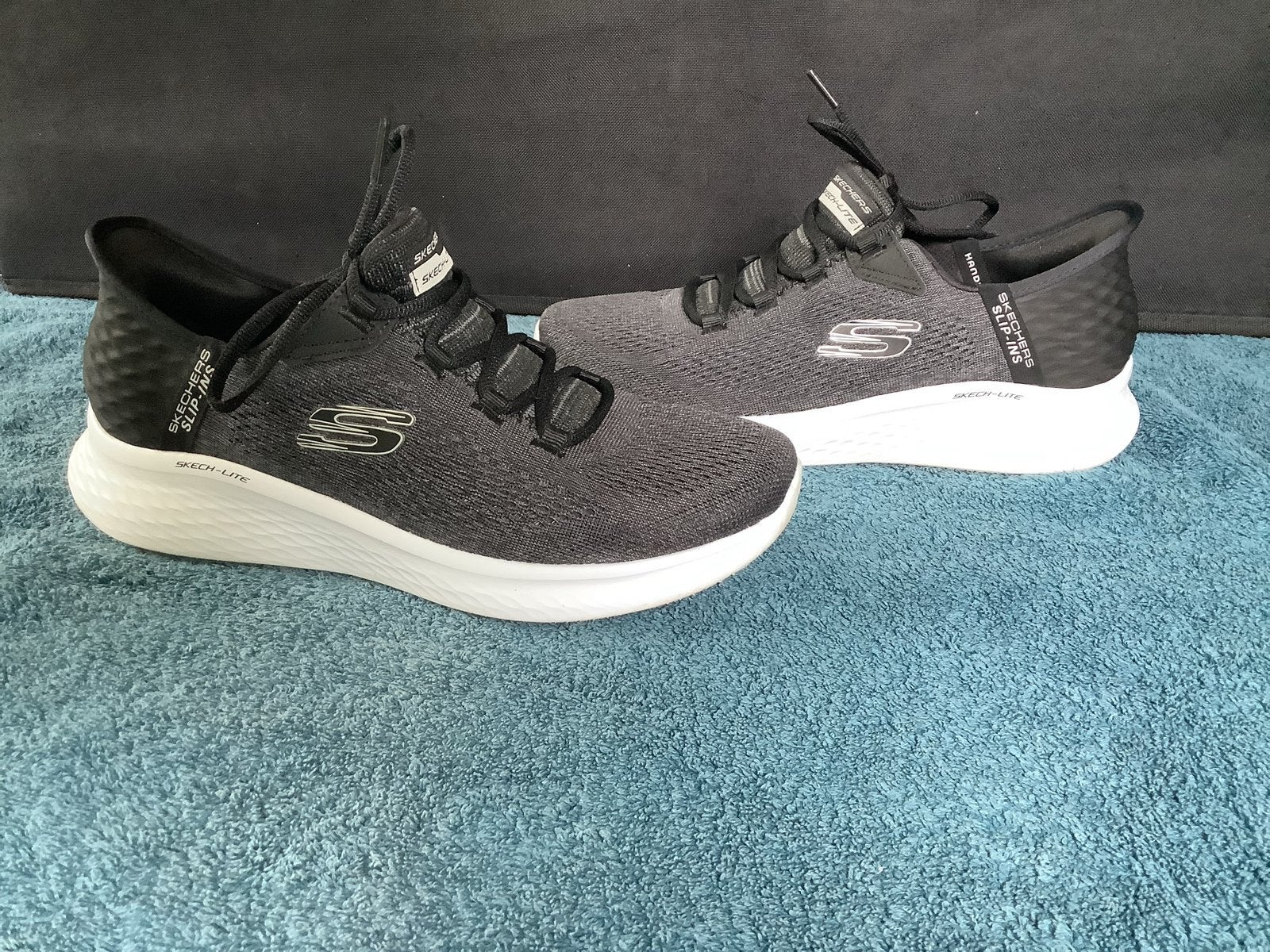 Skechers Slip-ins Sneakers Maat 38 Zwart grijs zgan, Kleding | Dames, Zwart, Ophalen of Verzenden, Sneakers of Gympen, Zo goed als nieuw