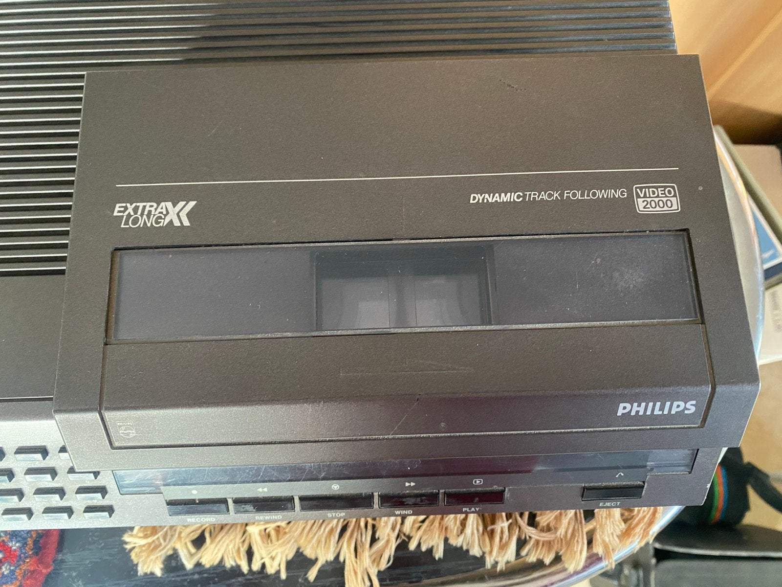 Philips VR2840 Video 2000-speler/recorder - Vintage, Ophalen, Gebruikt, Video 2000-speler of -recorder