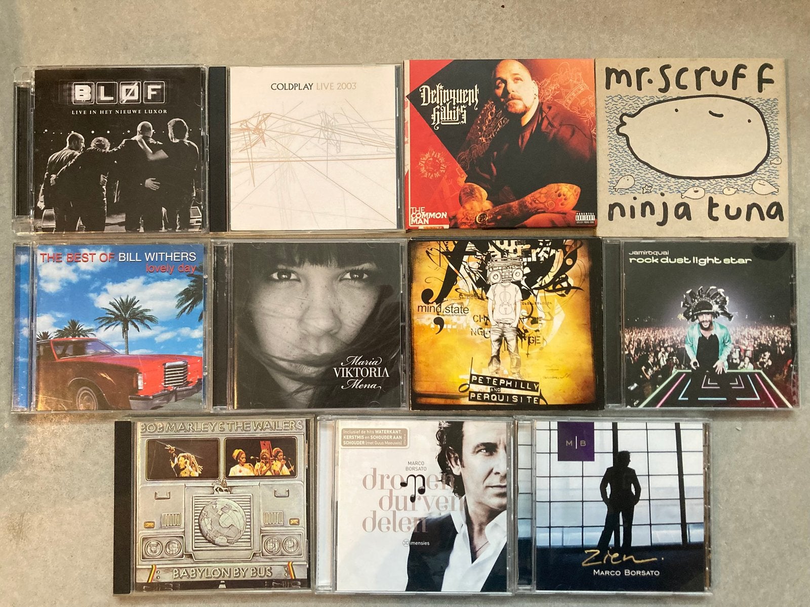 cd hoesjes (zonder cd's), Ophalen of Verzenden, Gebruikt, Gesigneerd