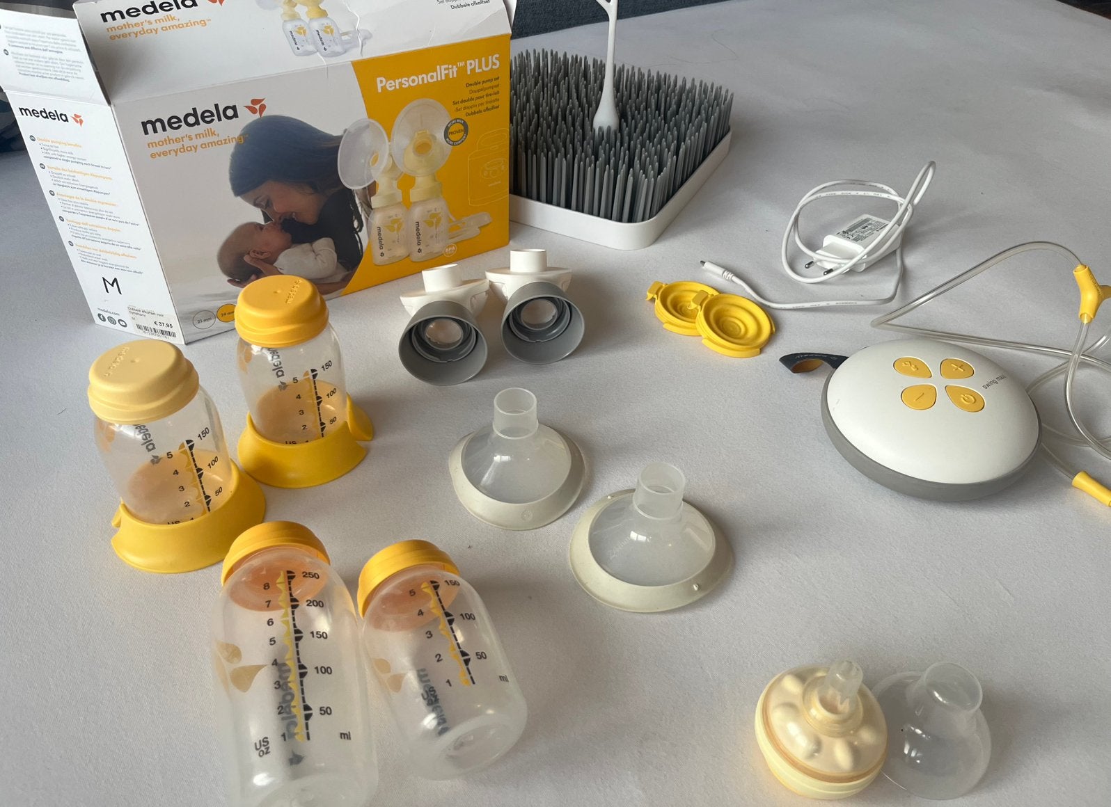 Complete medela swing maxi kolfset, dubbele borst kolf, Ophalen, Medela, Borstkolf, Gebruikt