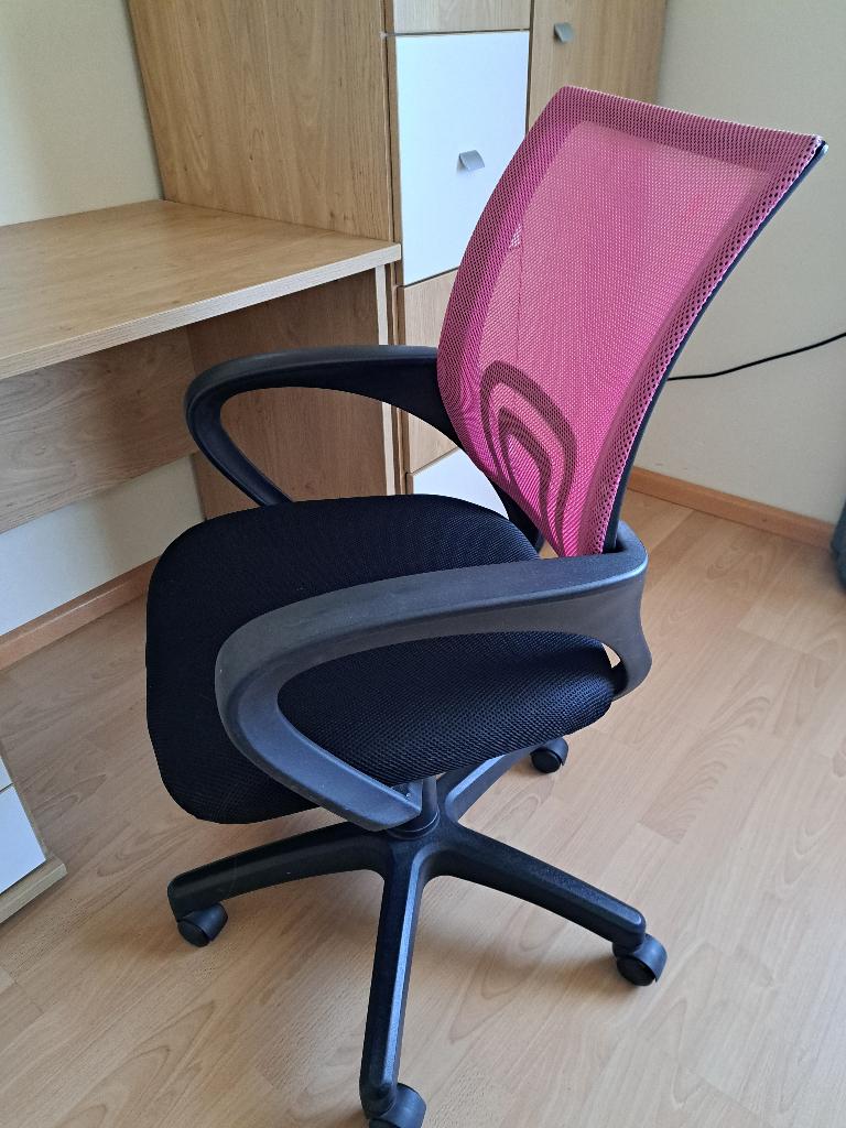 tiener bureaustoel, Ophalen, Gebruikt, Roze, Bureaustoel