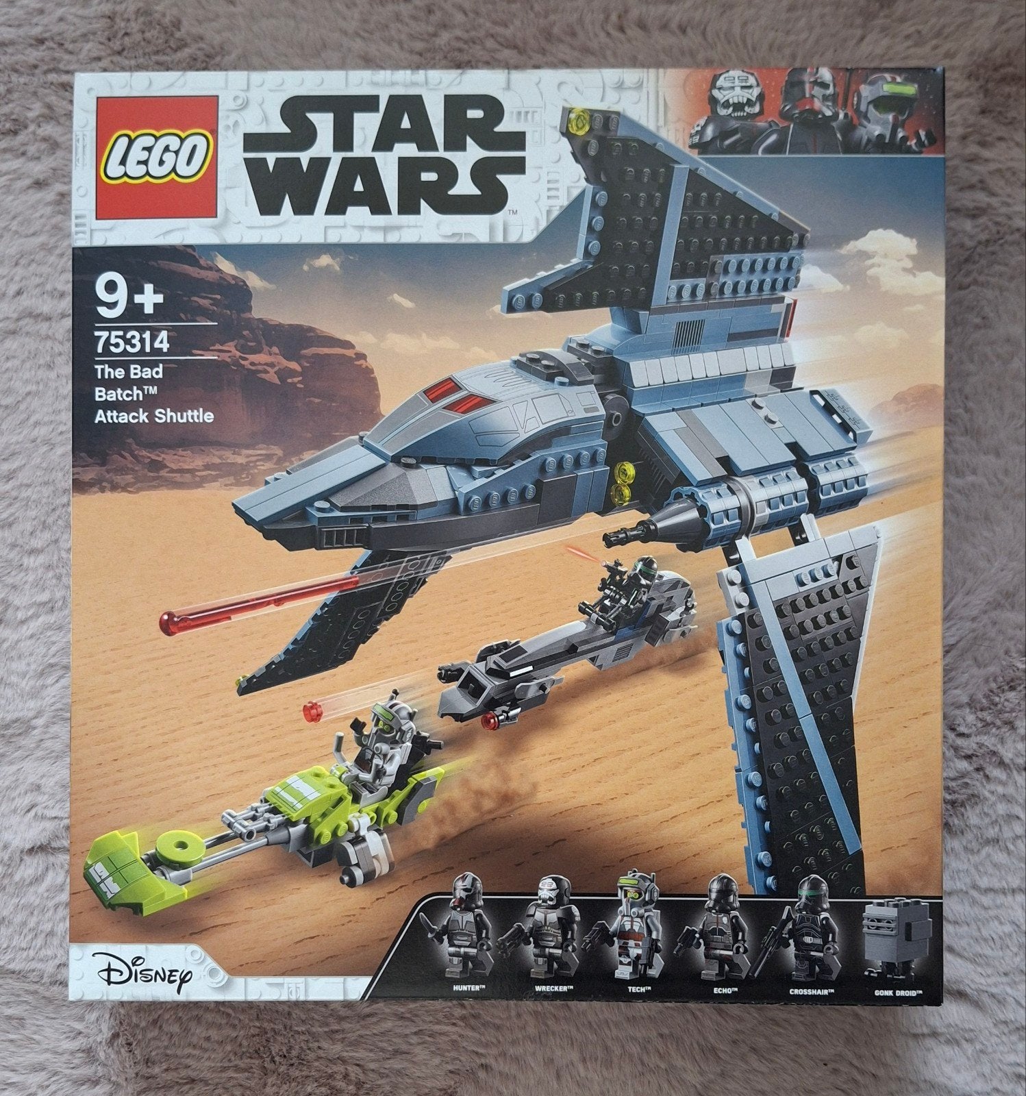 LEGO Star Wars - 75314 - The Bad Batch Attack Shuttle, Kinderen en Baby's, Star Wars, Nieuw, Ophalen of Verzenden, Complete set
