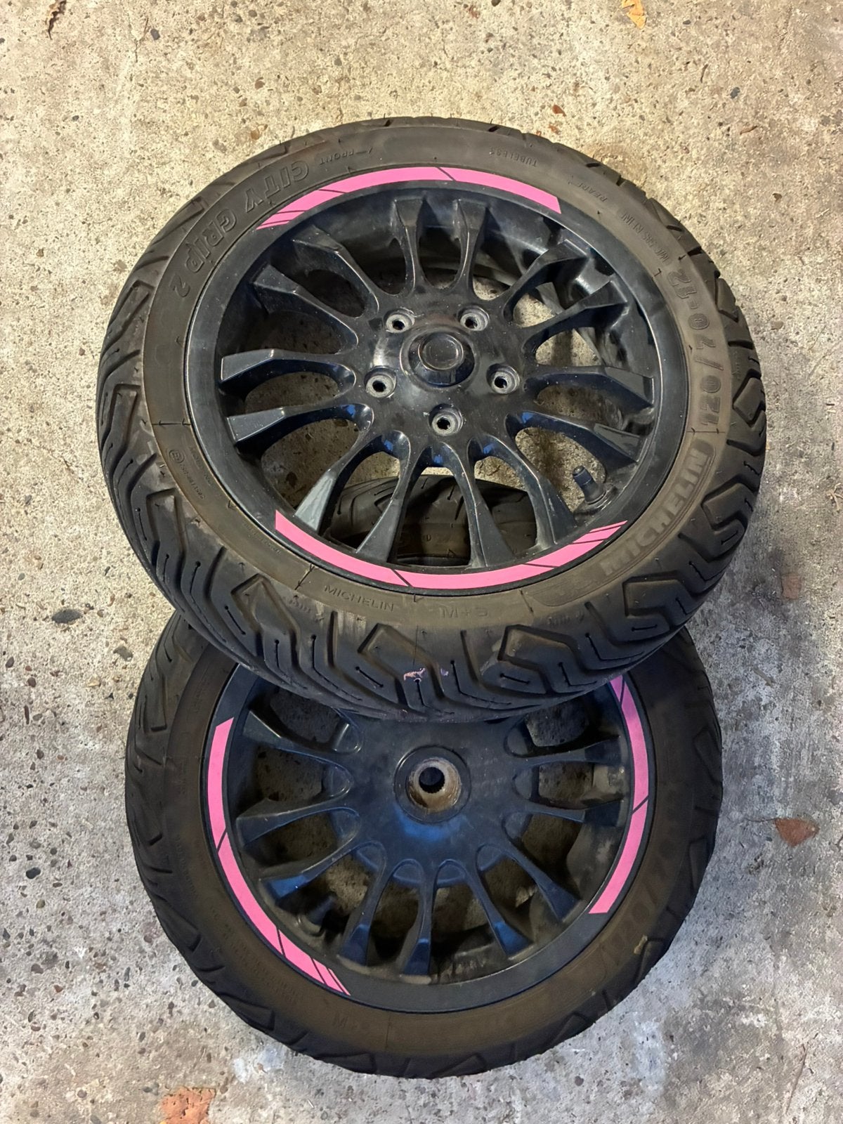Wiel set velg velgen met banden vespa sprint wielen, Ophalen