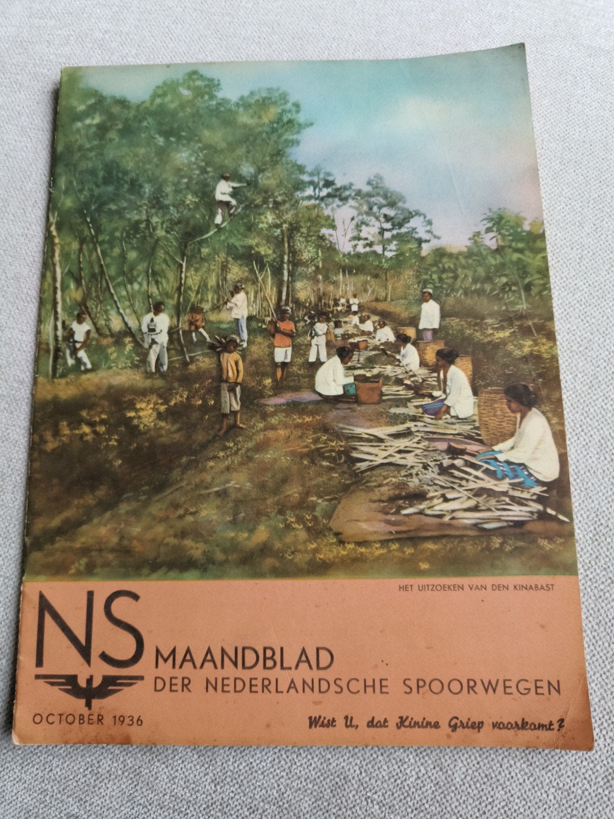 1936, COCTAIL CIGARETTES IN " N.S " MAANDBLAD, Ophalen of Verzenden, 1920 tot 1940, Tijdschrift