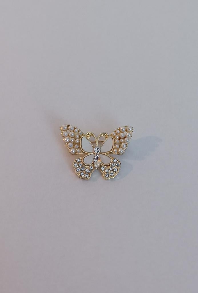 Vlinder broche, Overige materialen, Overige kleuren, Minder dan 4 cm, Nieuw