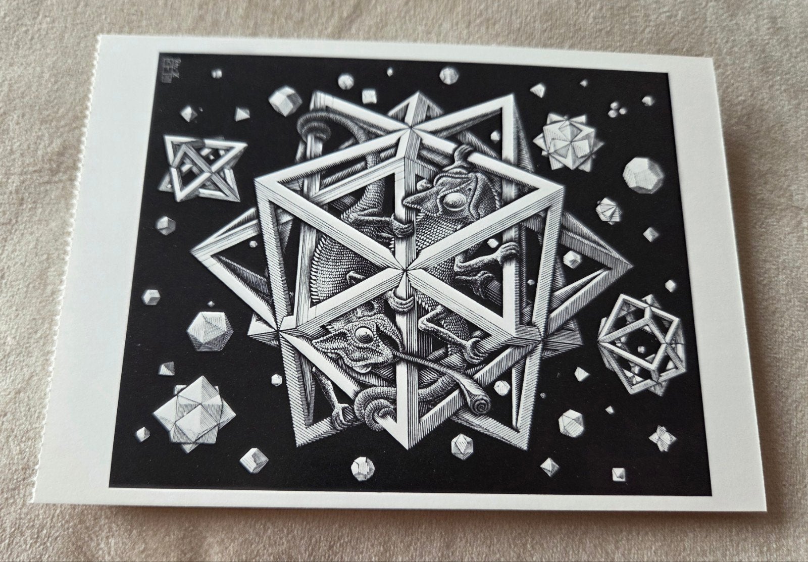 M.C. Escher - Stars, 1948 - Ansichtkaart, Verzenden, 1980 tot heden, Ongelopen, Overige thema's
