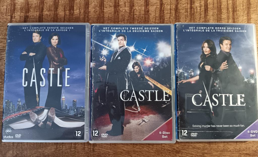 Castle seizoen 1,2,3, Vanaf 12 jaar, Ophalen of Verzenden, Gebruikt, Drama