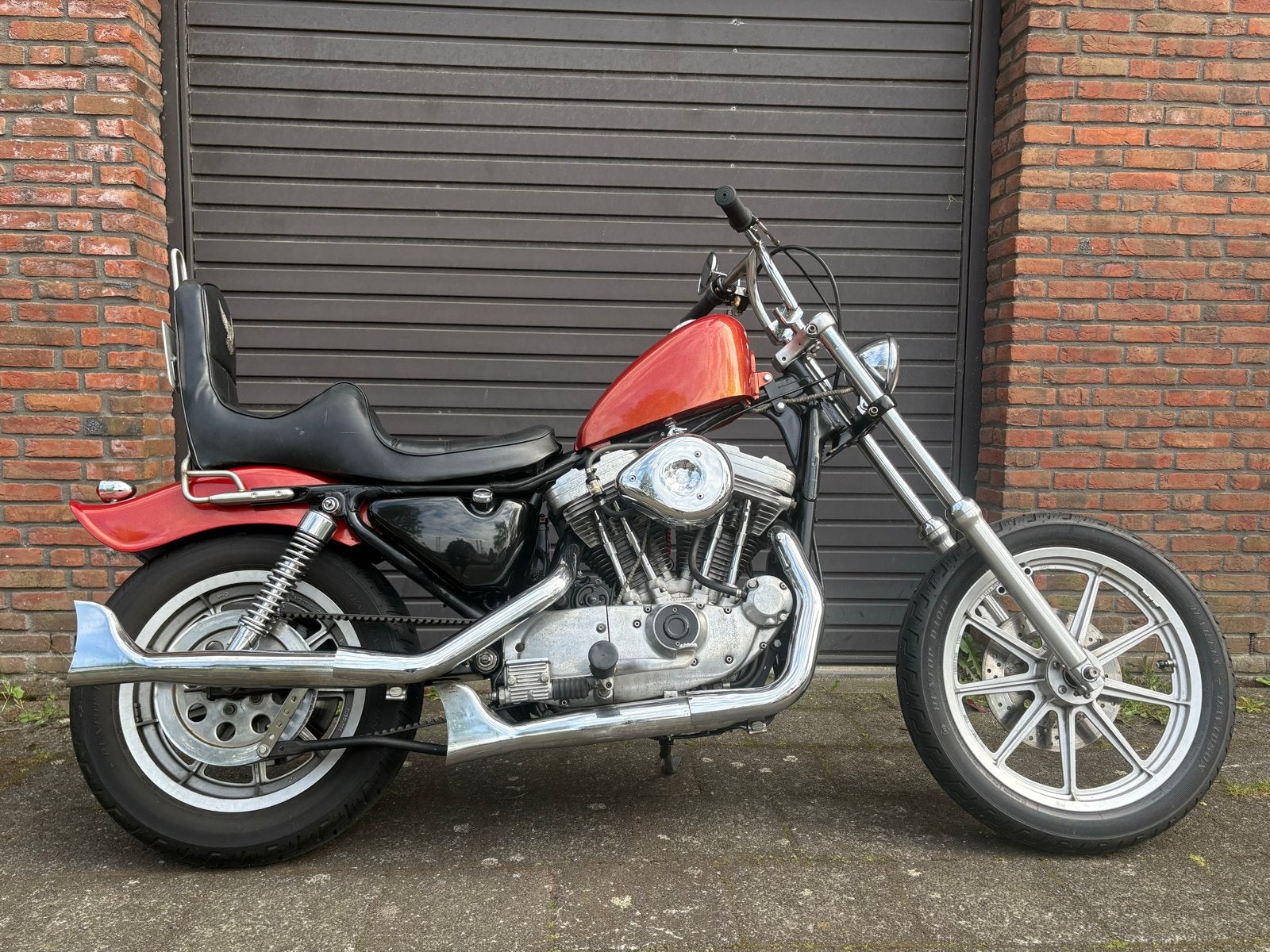 Harley Davidson Sportster Chopper, Unieke Custom Build, Motoren, 2 cilinders, Sportuitlaat, Meer dan 35 kW, Handgeschakeld