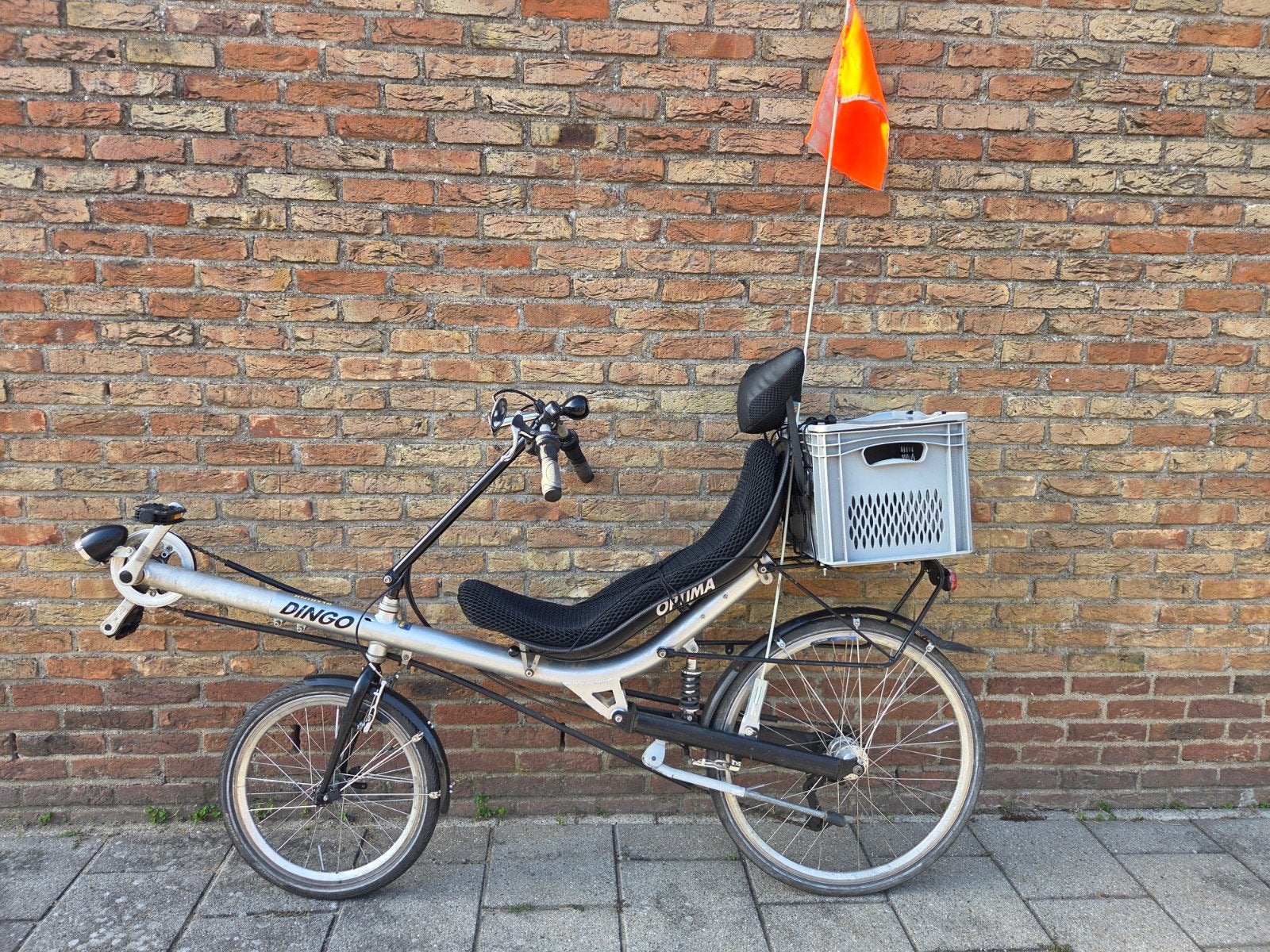 Optima Dingo Ligfiets - Comfortabel en Compleet, Fietsen en Brommers, Fietsen | Ligfietsen, Gebruikt, Overige merken, Bovenstuur