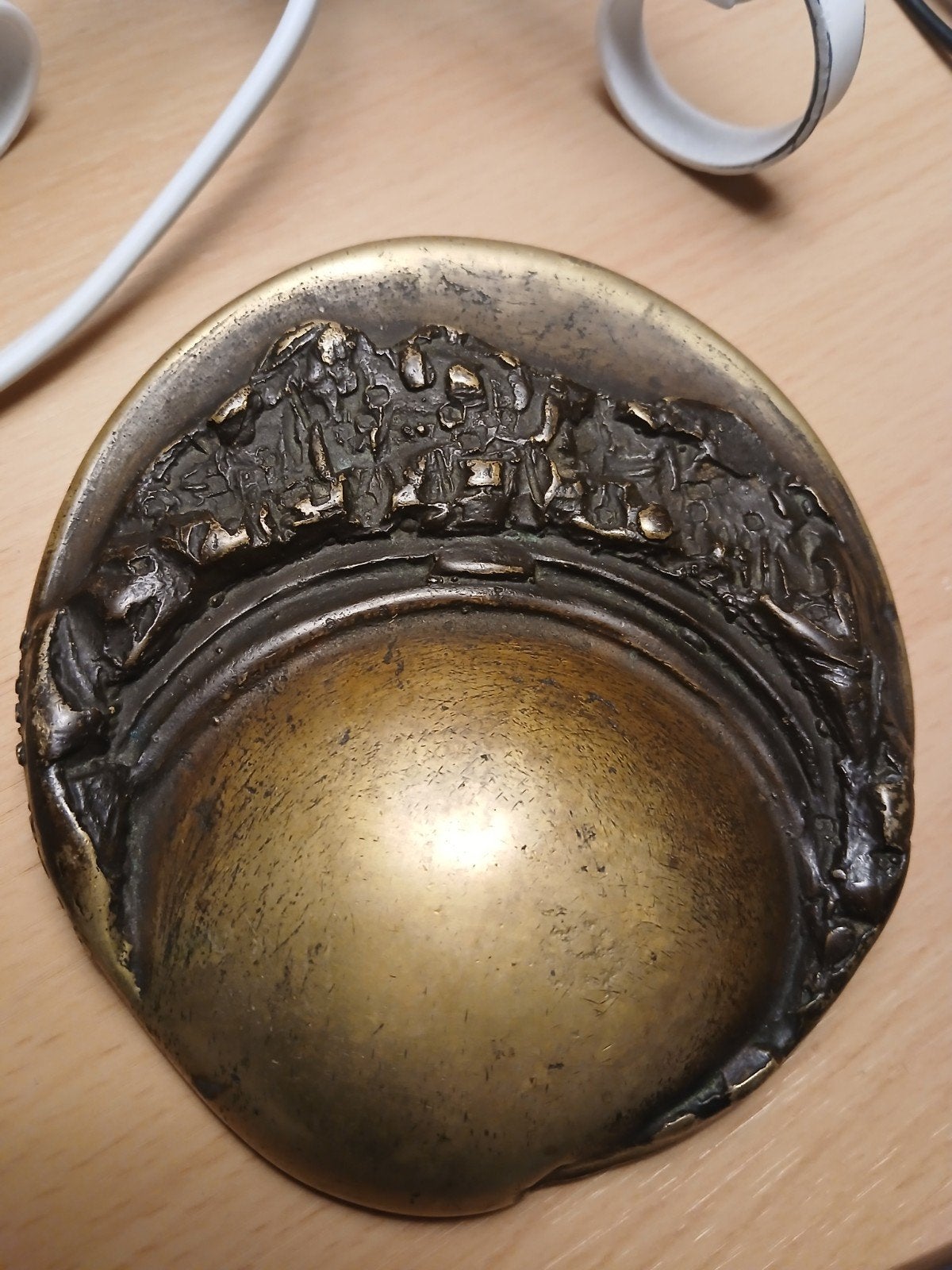 Bronzen plaquette Laatste Avondmaal, Ophalen of Verzenden