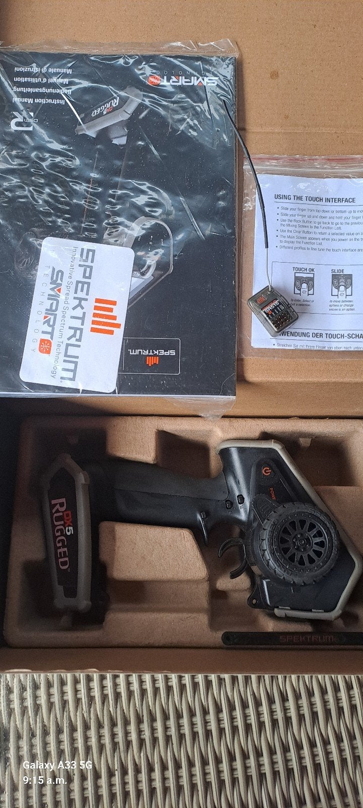mooie zender set spektrum dx5 rugged horizon 2.4 ghz, Ophalen of Verzenden, Zo goed als nieuw, Overige merken