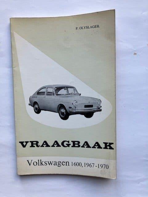 Vraagbaak      Volkswagen   Fastback type 3      1967 - 1970, Ophalen of Verzenden