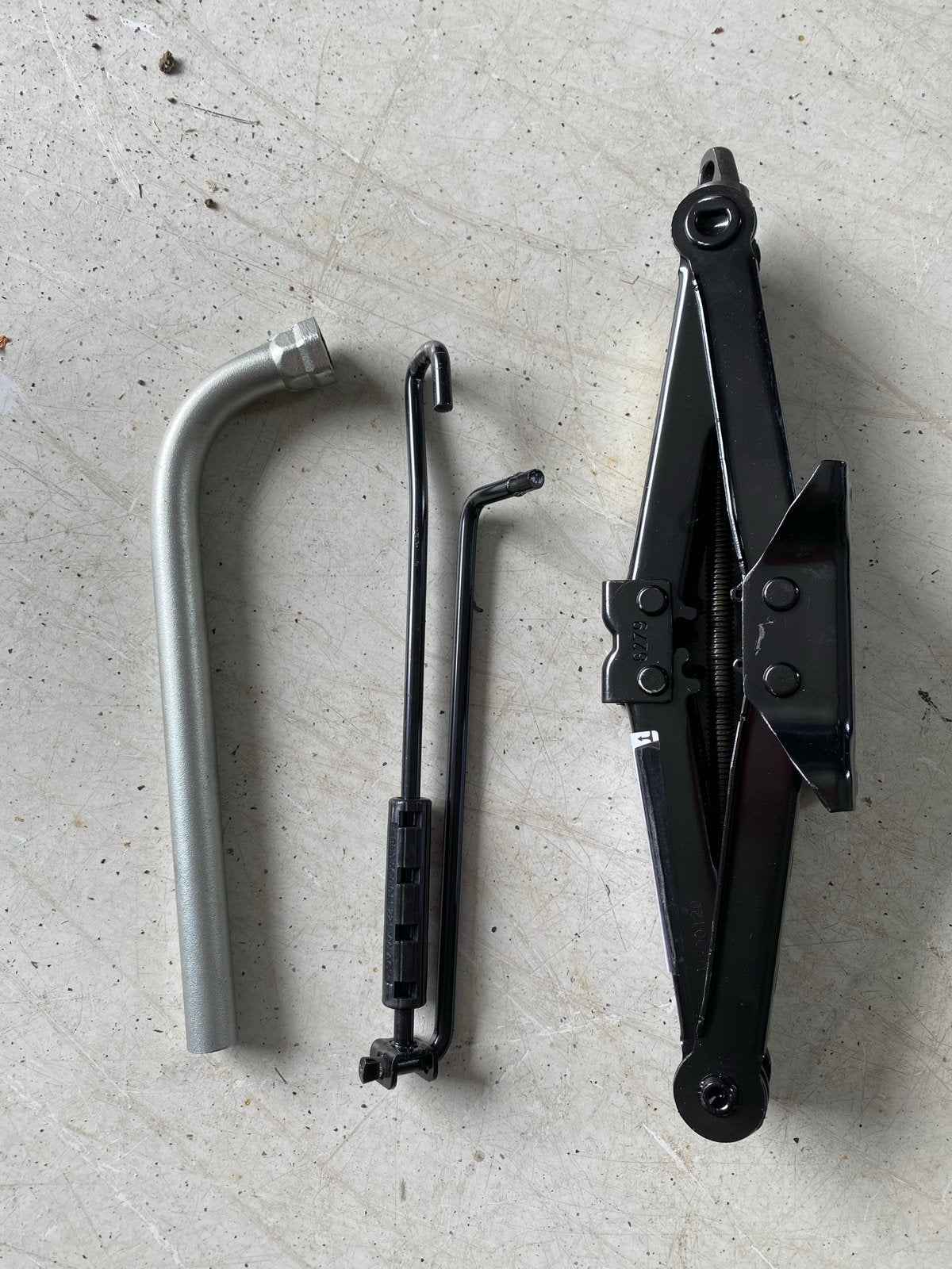 Krik set voor Volkswagen, Audi, Seat, Skoda, Auto diversen, Krikken, Ophalen of Verzenden, Gebruikt, Mechanisch, Schaarkrik