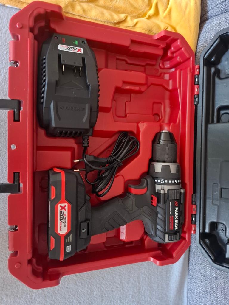 Parkside Accuboormachine PABSP 20-LI B2 - Zeer Goede Staat, Variabele snelheid, Ophalen of Verzenden, Minder dan 400 watt, Zo goed als nieuw