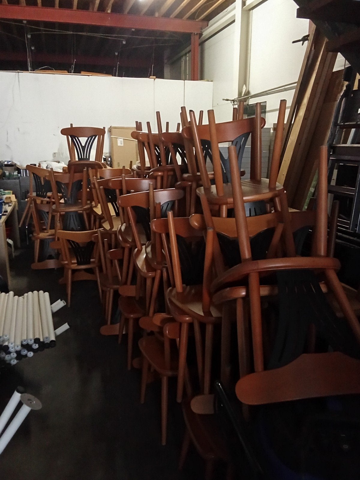 partij kantine - restaurant  horeca export stoelen 100 stuks, Ophalen of Verzenden
