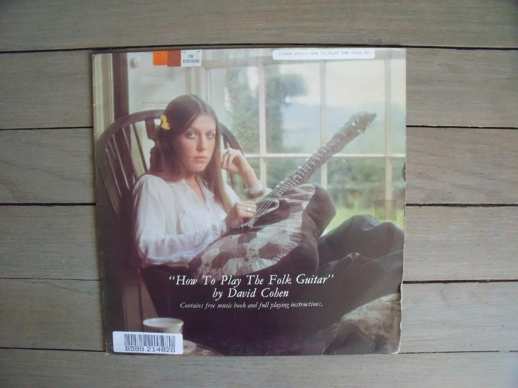 David Cohen - How to play the folk guitar, Ophalen of Verzenden, 1970 - 1979, Gebruikt, 12 inch