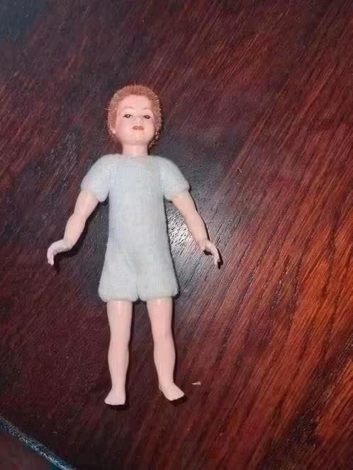 Heidi Ott Popje 10 cm - Vintage Miniatuur Pop, Ophalen of Verzenden, Gebruikt