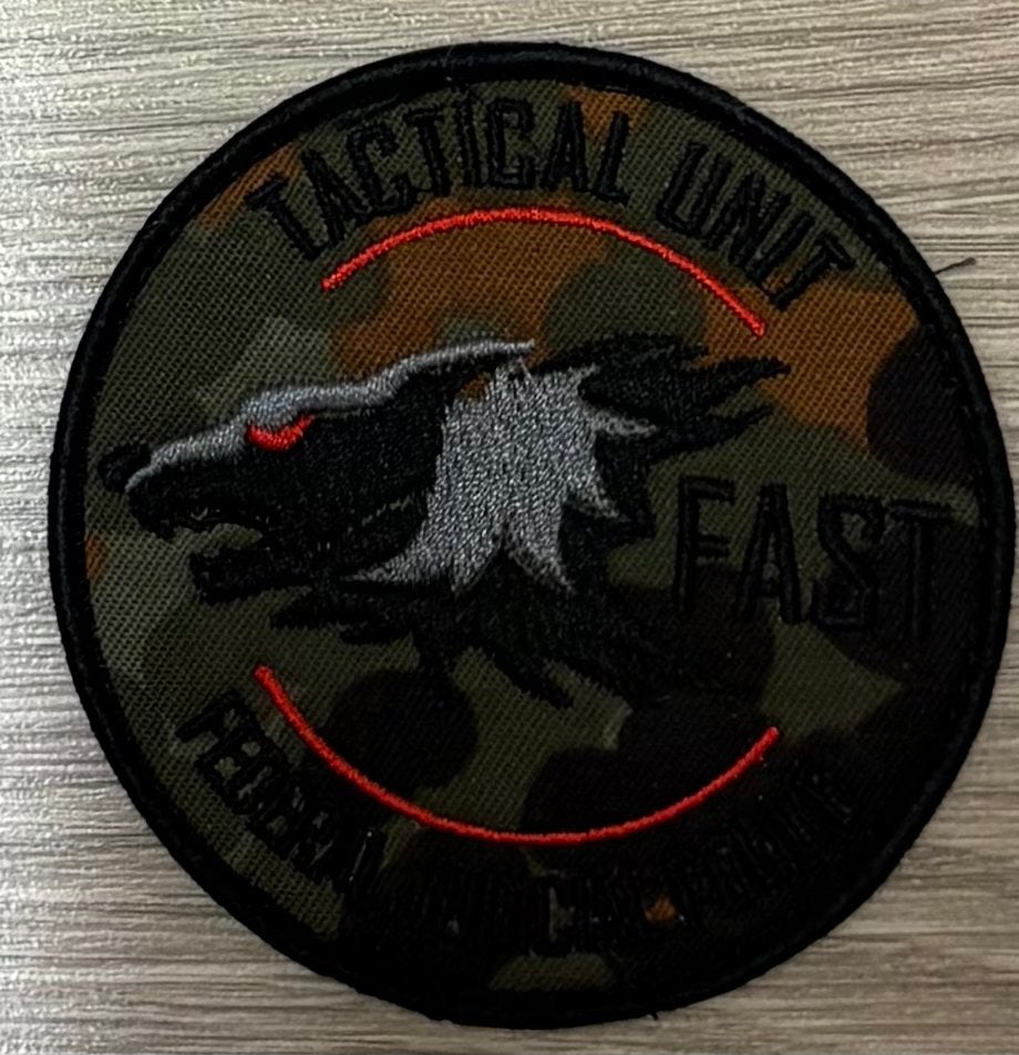 Tactical Unit FAST Federal politie patch, Ophalen of Verzenden, Overige soorten, Nederland, Embleem of Badge