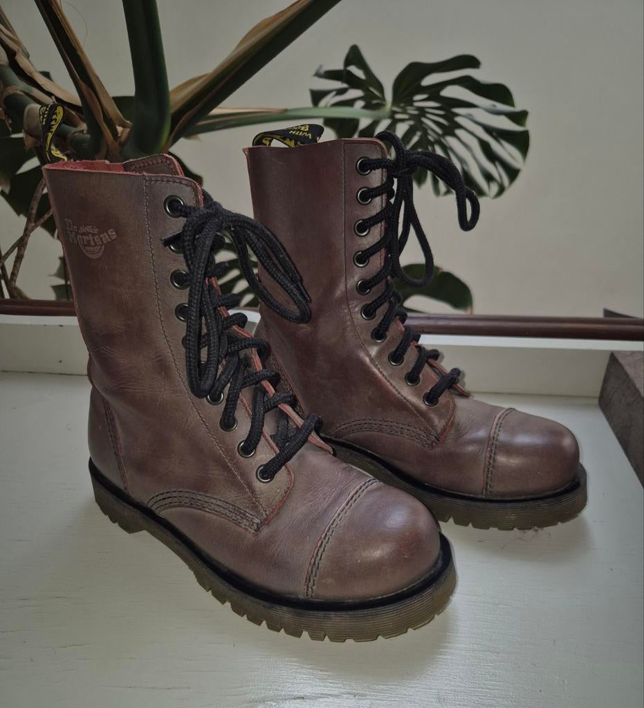 Dr. Martens taupe hoge schoenen, maat 39, Kleding | Dames, Schoenen, Ophalen, Overige kleuren, Lage of Enkellaarzen, Dr. Martens