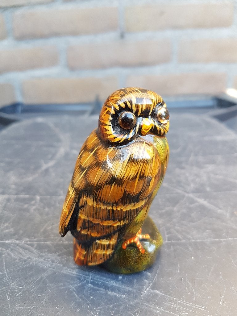Beeldje uil 8cm hoog, Verzamelen, Beelden en Beeldjes, Ophalen of Verzenden, Zo goed als nieuw, Dier