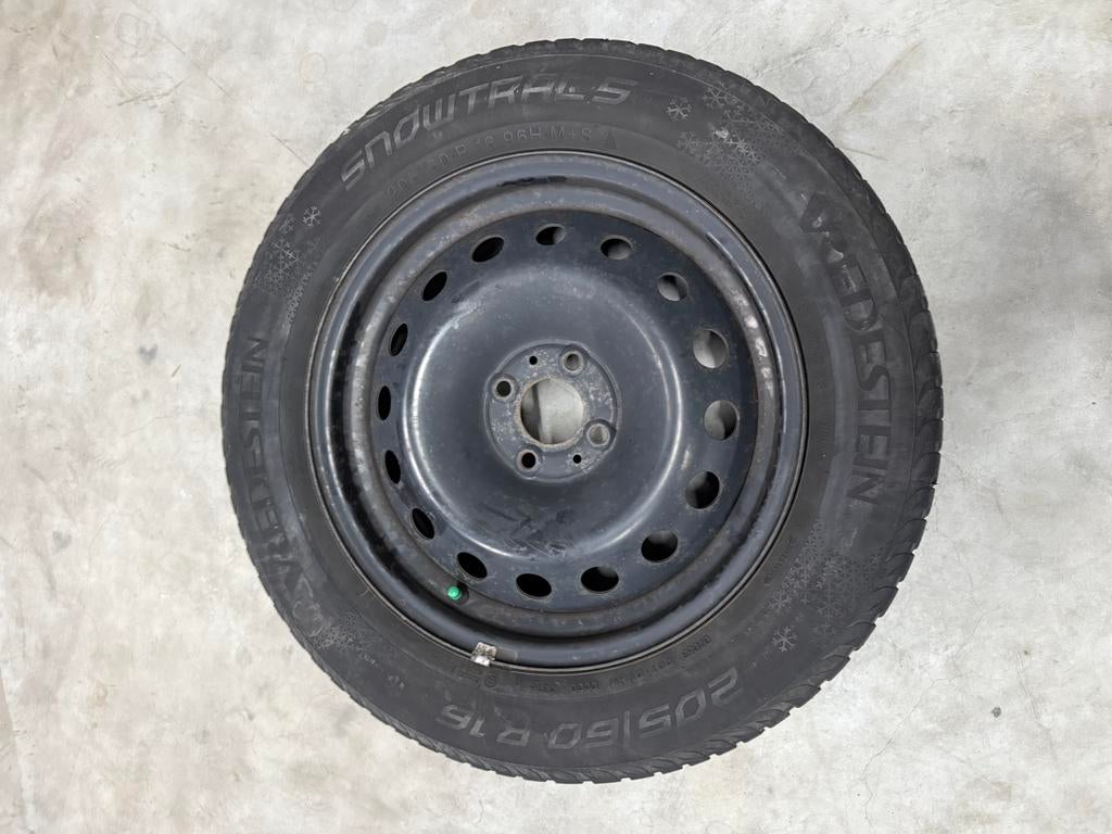 Vredestein winterbanden met velg 4x100, Ophalen