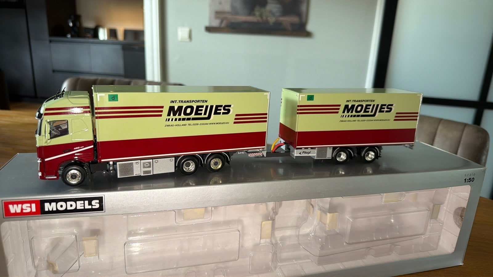 Wsi Volvo FH Moeijes uit Zwaag, Ophalen of Verzenden, Zo goed als nieuw, Bus of Vrachtwagen, Wsi