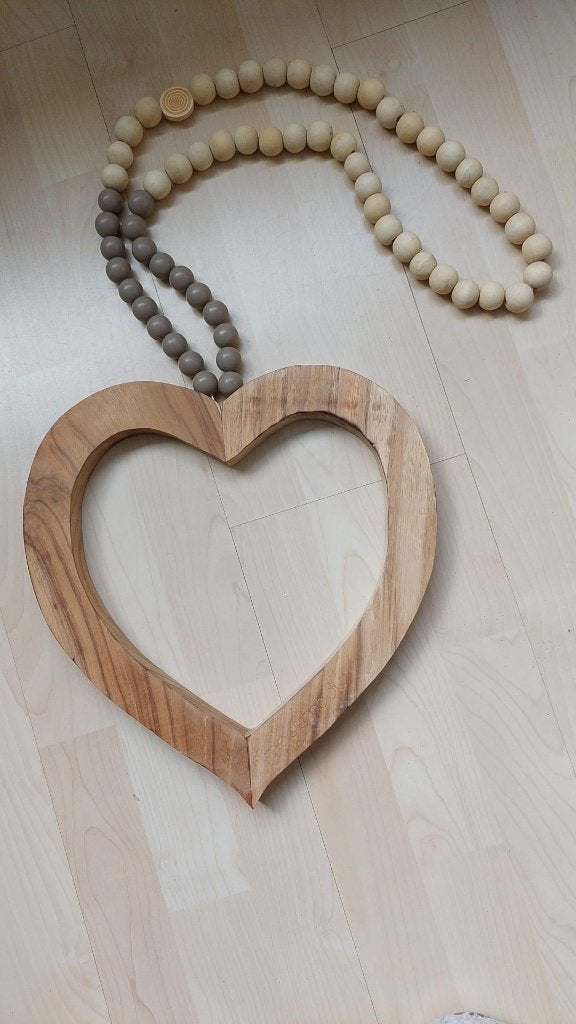 Massief hart hout, Ophalen, Hout, 34 cm, Nieuw
