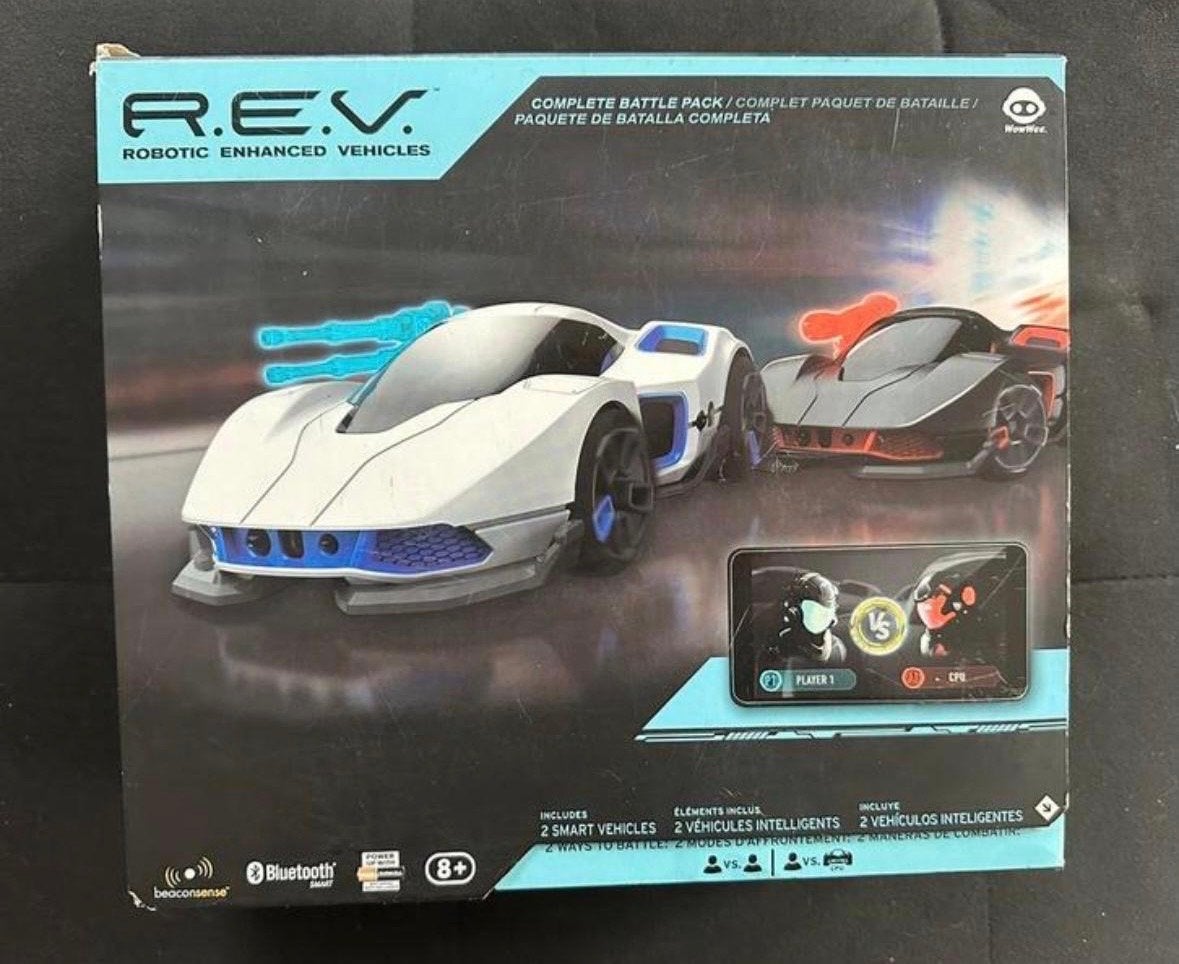 WowWee R.E.V. Robotic Enhanced Vehicles Battle Pack - ZGAN, Hobby en Vrije tijd, Elektro, Ophalen of Verzenden, Zo goed als nieuw