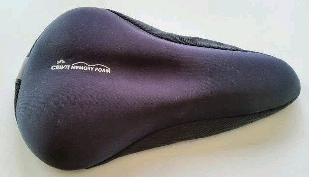 CRIVIT, zadelhoesje, Memory Foam, zwart, verstelbaar, Ophalen of Verzenden, Zo goed als nieuw, CRIVIT