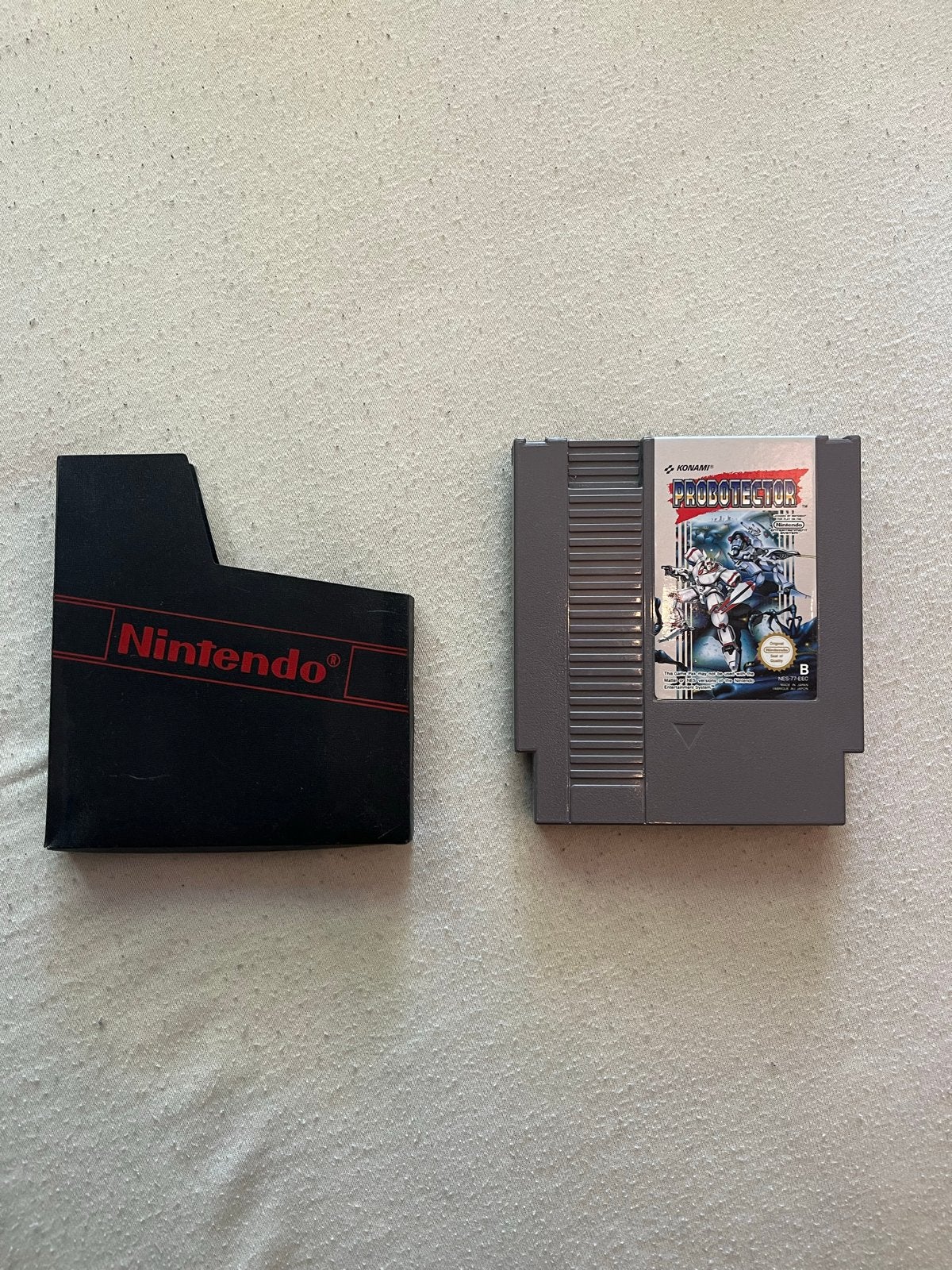 Nintendo NES Probotector PAL B + originele stofhoes, Spelcomputers en Games, Gebruikt, Shooter, 1 speler, Ophalen of Verzenden