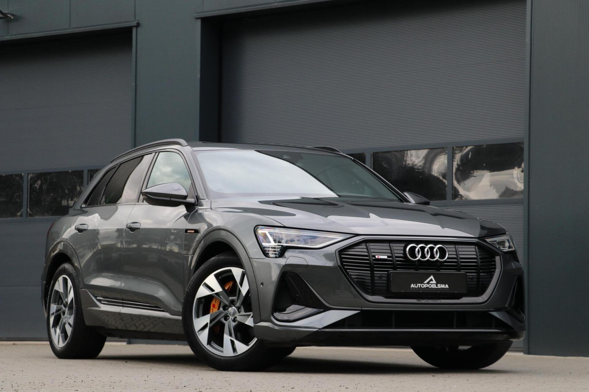 Audi e-tron e-tron 313PK |2x S-LINE| BlackEdition AdaptiveCr, Auto's, Audi, Automaat, Dealer onderhouden, Automatische klimaatregeling